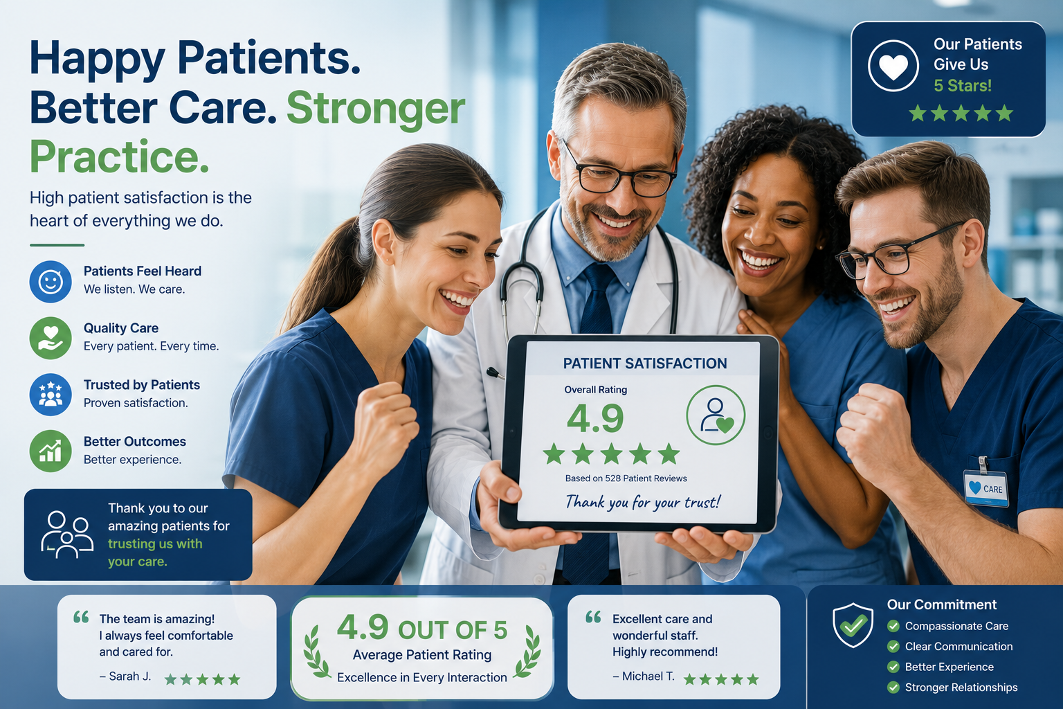 How to Improve Patient Satisfaction Scores: Evidence-Based Strategies ...